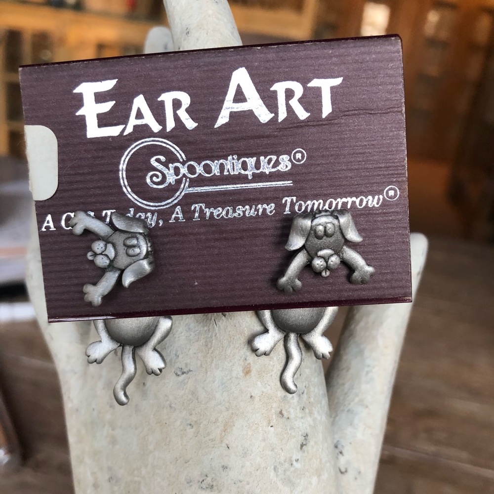 Ear Art dog earrings.